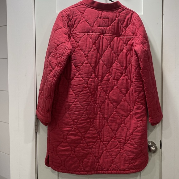 7 for All Mankind Quilt coat small red - Picture 7 of 7